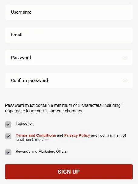 registreringsformulär rantcasino